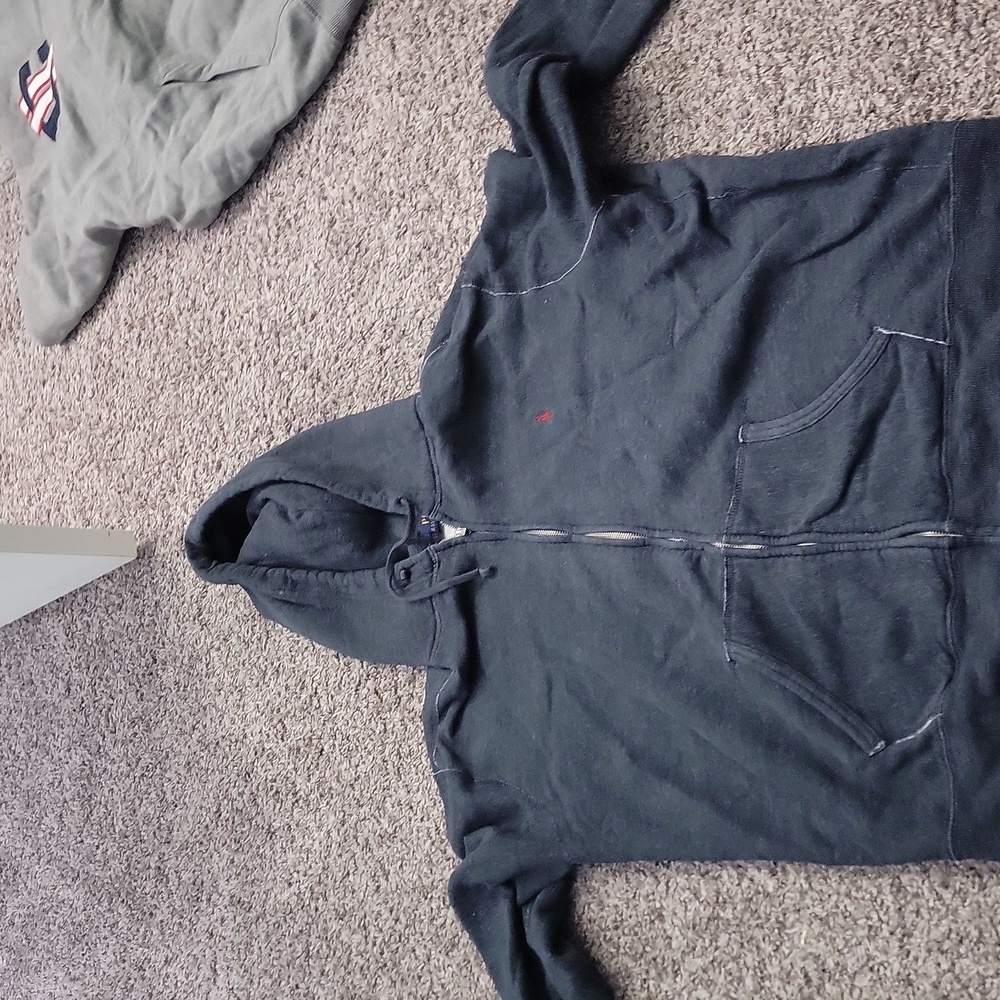 Polo Ralph Lauren Grey Zip Up Hoodie